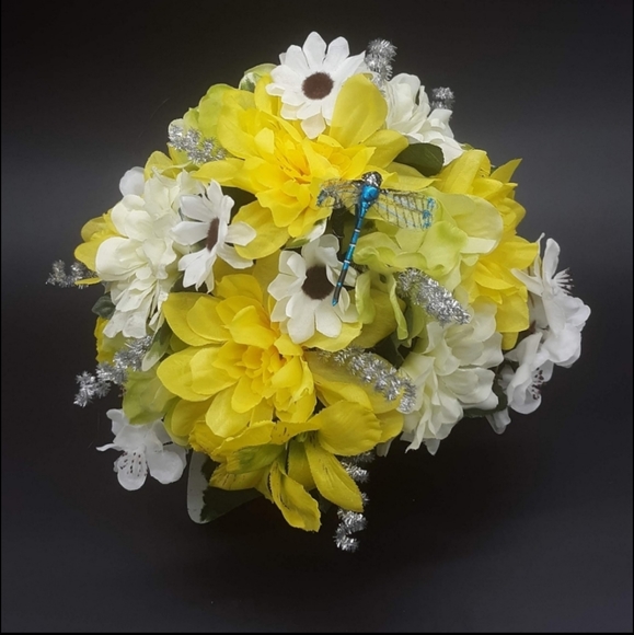 Green Mug Floral Arrangement - Picture 11 of 15